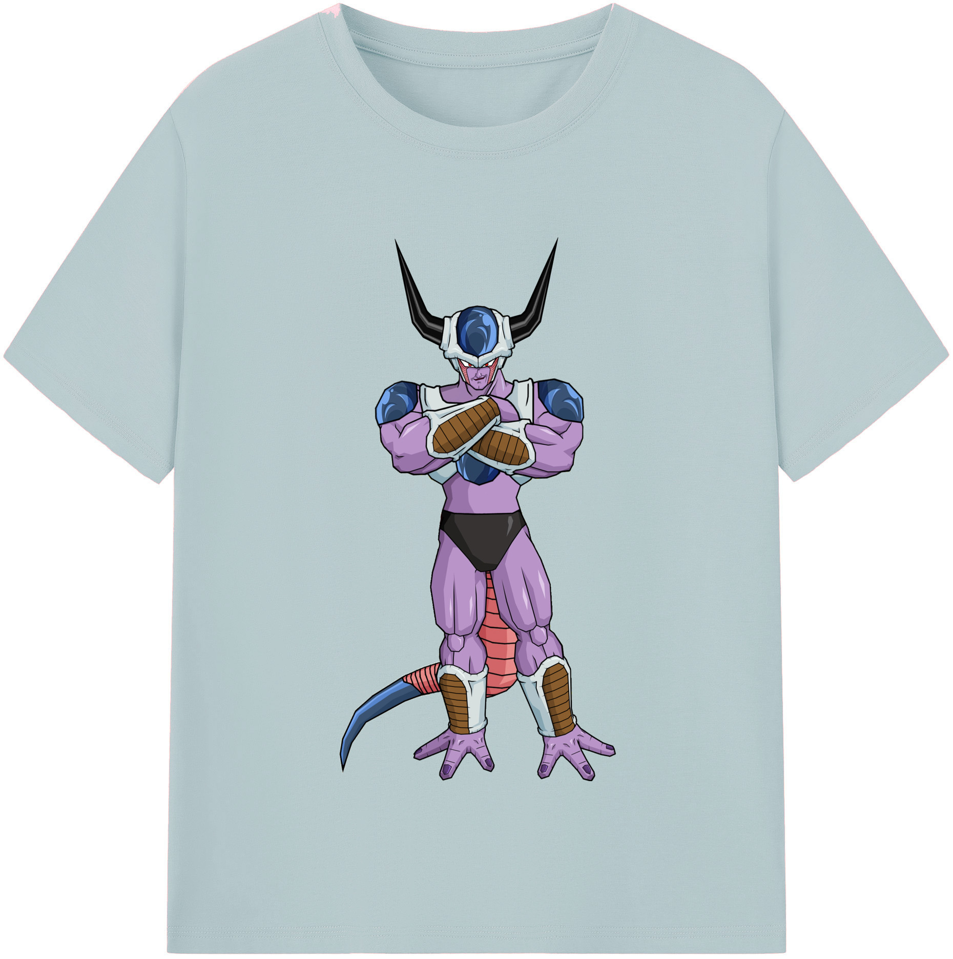 （画像用） ドラゴンボール フリーザ DRAGON BALL Frieza 綿100％半袖Tシャツ（フロントプリント）